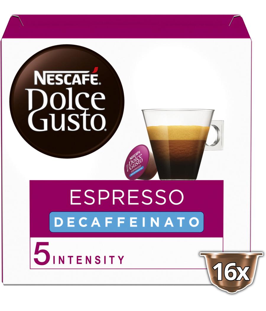 CAPSULES NESCAFE DOLCE GUSTO ESPRESSO DECAFEINE 16 CAPSULES 88G CAPSULES NESCAFE DOLCE GUSTO ESPRESSO DECAFEINE 16 CAPSULES 88G