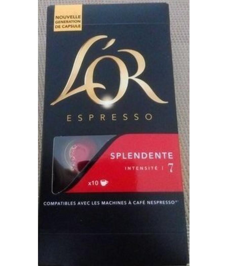 CAPSULE L'OR ESPRESSO SPLENDENTE 7 52G CAPSULE L'OR ESPRESSO SPLENDENTE 7 52G