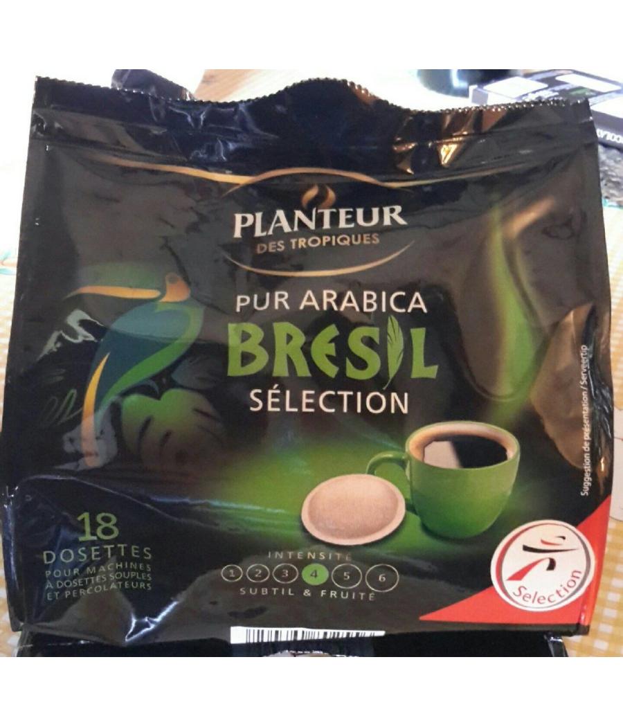 PUR ARABICA BRESIL SELECTION 125 G ℮, 18 DOSETTES PUR ARABICA BRESIL SELECTION 125 G ℮, 18 DOSETTES