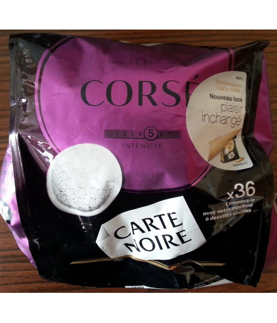 CORSE CAFE CARTE NOIR 250G (36 DOSETTES) CORSE CAFE CARTE NOIR 250G (36 DOSETTES)