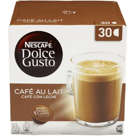 CAPSULES NESCAFE DOLCE GUSTO CAFE AU LAIT 30 CAPSULES 300 G