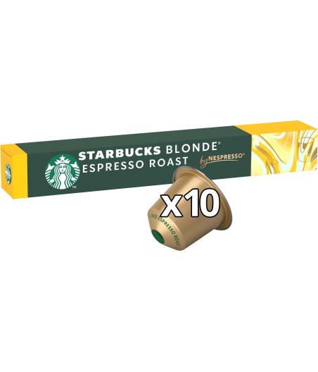 STARBUCKS BY NESPRESSO BLONDE ESPRESSO ROAST 10 CAPSULES 53G