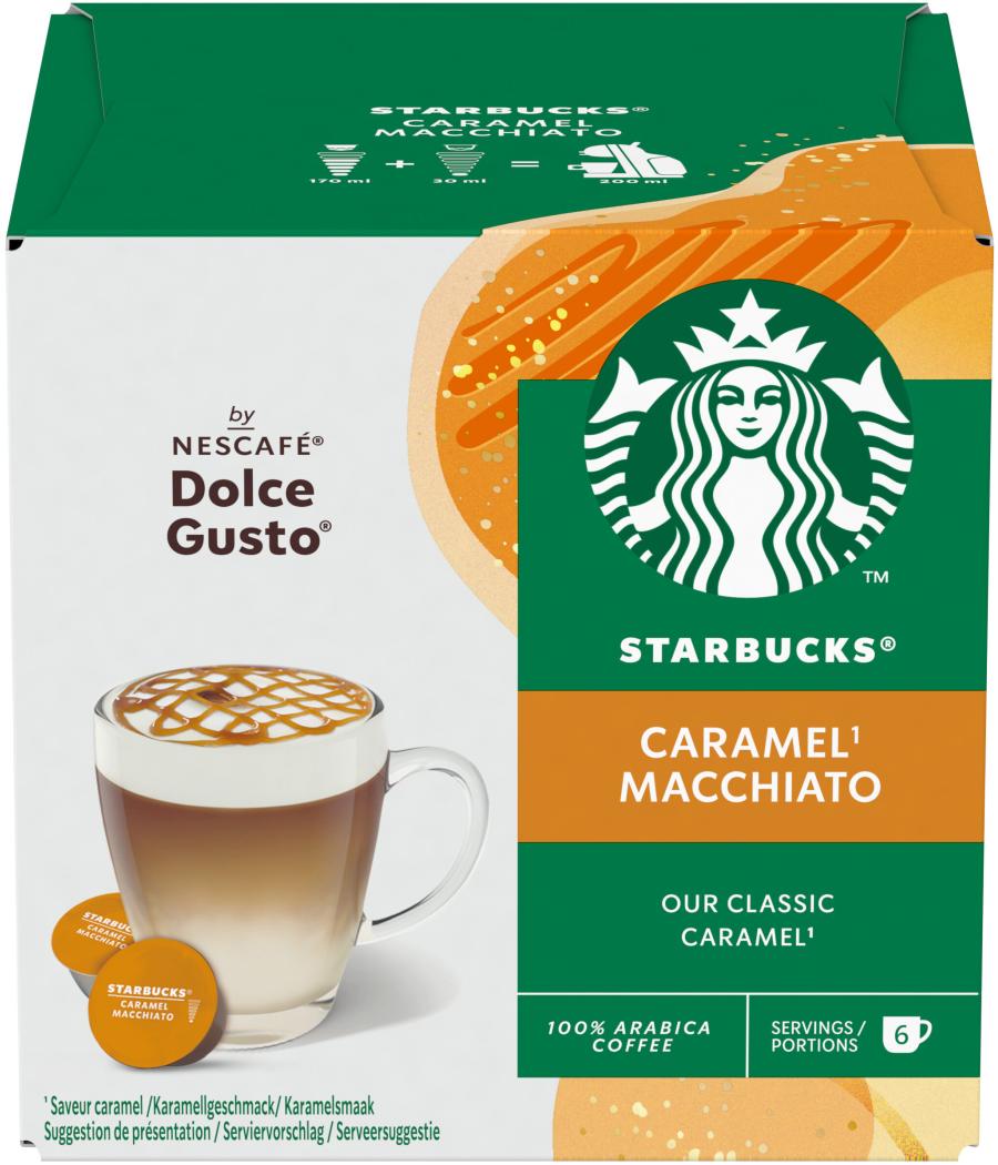STARBUCKS BY NESCAFE DOLCE GUSTO CARAMEL MACCHIATO 127,8G 127.8 G STARBUCKS BY NESCAFE DOLCE GUSTO CARAMEL MACCHIATO 127,8G 127.8 G