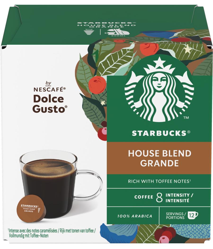 STARBUCKS BY NESCAFE DOLCE GUSTO HOUSE BLEND 12 CAPSULES 102 G STARBUCKS BY NESCAFE DOLCE GUSTO HOUSE BLEND 12 CAPSULES 102 G