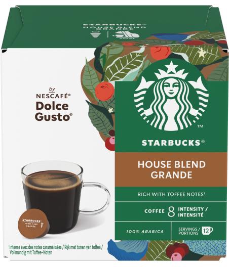 STARBUCKS BY NESCAFE DOLCE GUSTO HOUSE BLEND 12 CAPSULES 102 G