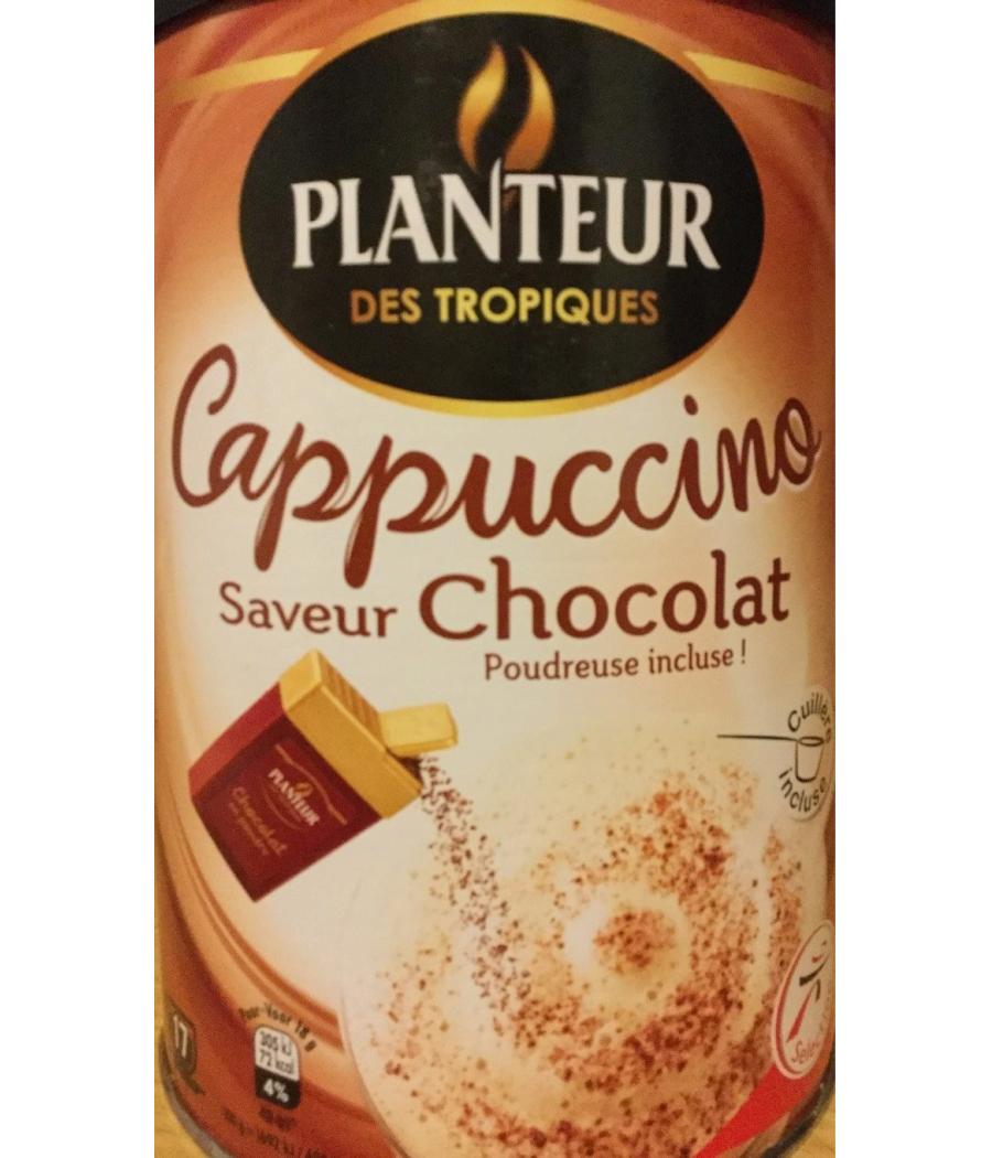 CAPPUCCINO SAVEUR CHOCOLAT - PLAISIR ONCTUEUX - PLANTEUR DES TOPIQUES 313 G CAPPUCCINO SAVEUR CHOCOLAT - PLAISIR ONCTUEUX - PLANTEUR DES TOPIQUES 313 G
