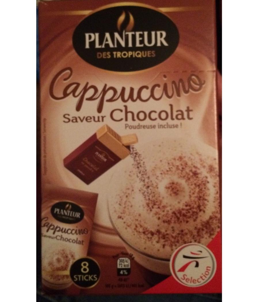 CAPPUCCINO SAVEUR CHOCOLAT - PLAISIR ONCTUEUX - PLANTEUR DES TOPIQUES 151 G CAPPUCCINO SAVEUR CHOCOLAT - PLAISIR ONCTUEUX - PLANTEUR DES TOPIQUES 151 G