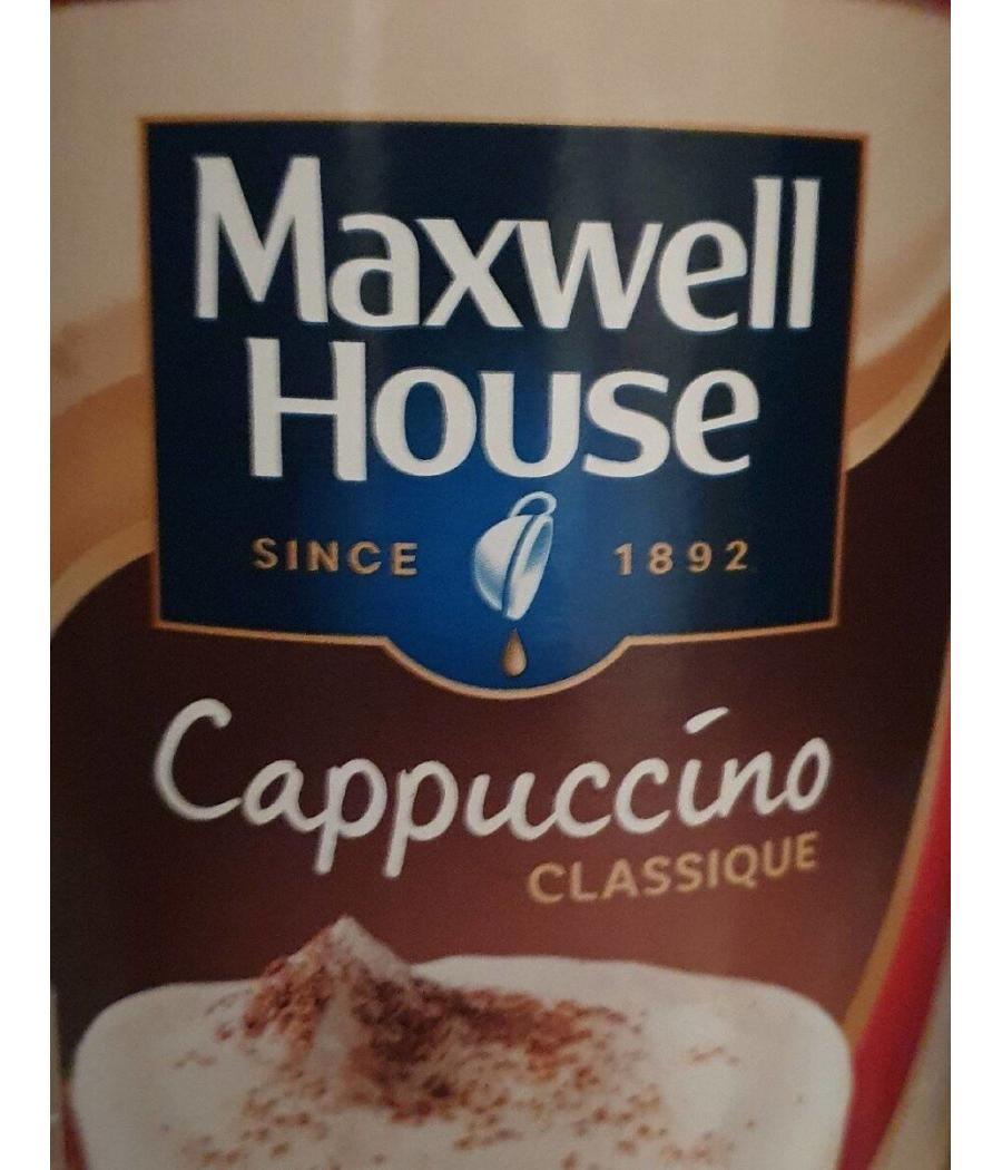 CAPPUCCINO CLASSIQUE MAXWELL HOUSE  280G CAPPUCCINO CLASSIQUE MAXWELL HOUSE  280G