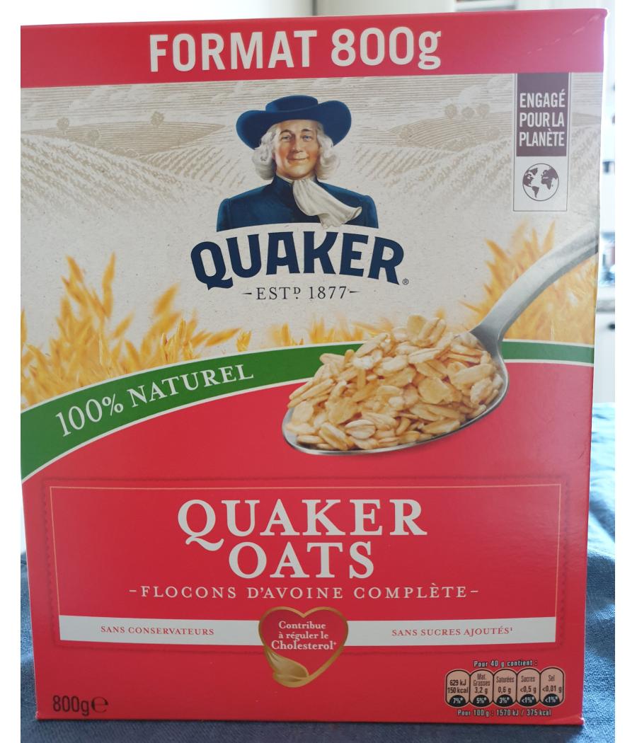 FLOCONS D\'AVOINE COMPLETE QUAKER OATS  800G FLOCONS D\'AVOINE COMPLETE QUAKER OATS  800G