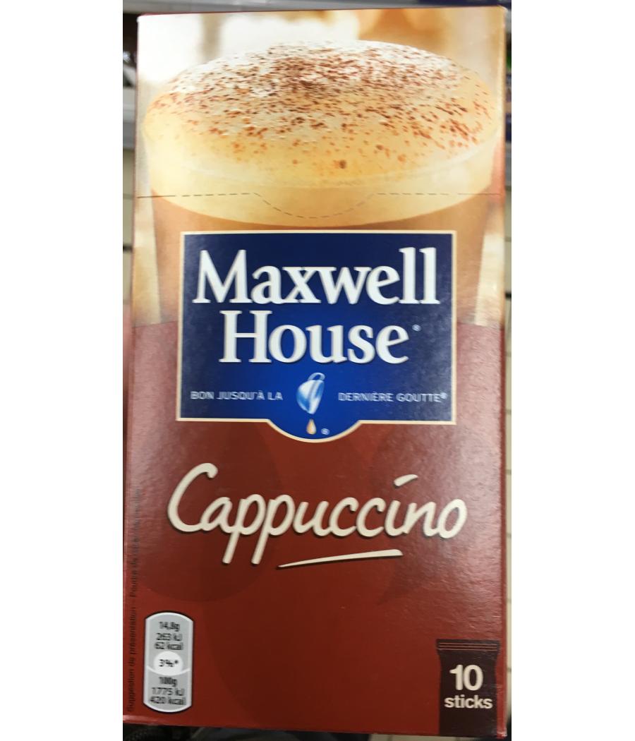 CAPUCCINO MAXWELL HOUSE 148G CAPUCCINO MAXWELL HOUSE 148G