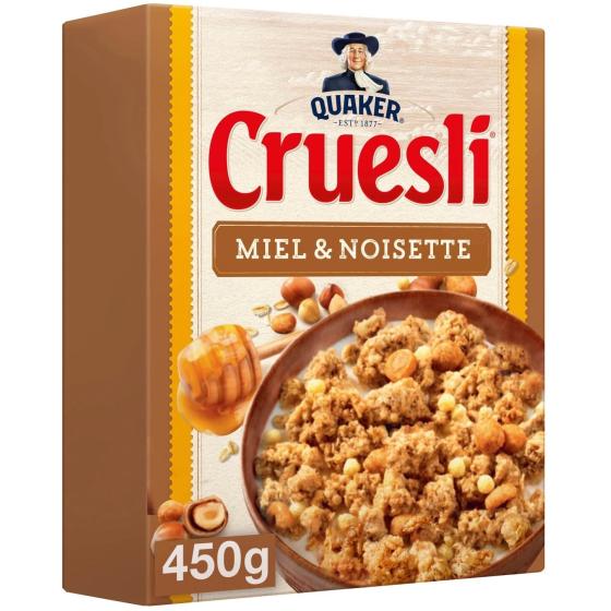 CRUESLI MIEL ET NOISETTES 450 G