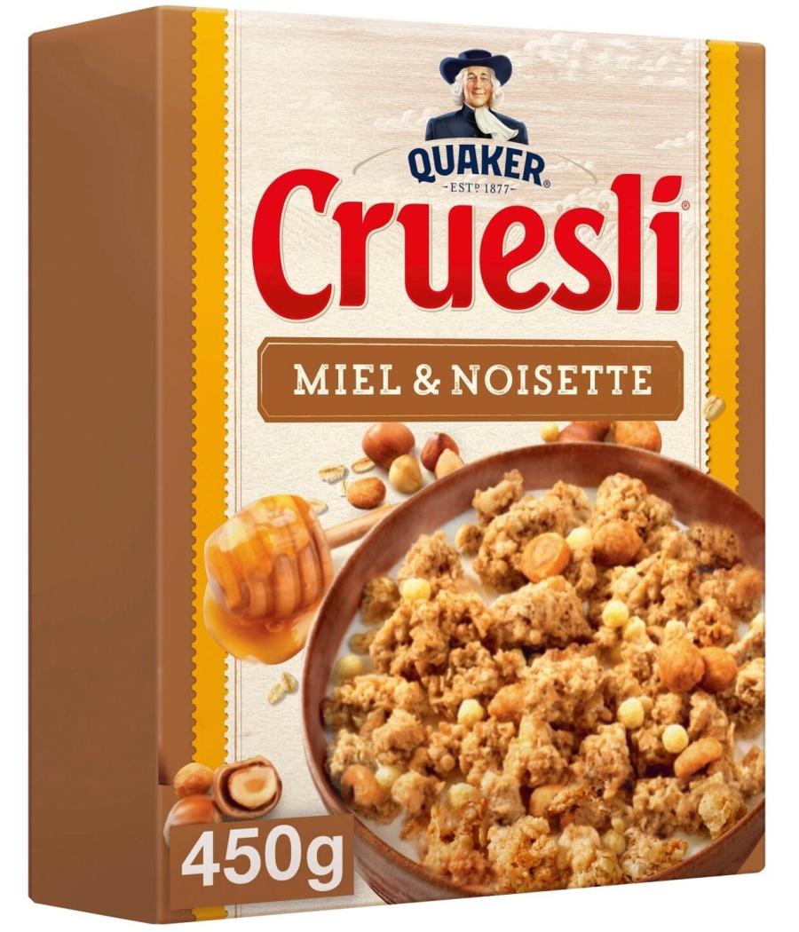 CRUESLI MIEL ET NOISETTES 450 G CRUESLI MIEL ET NOISETTES 450 G