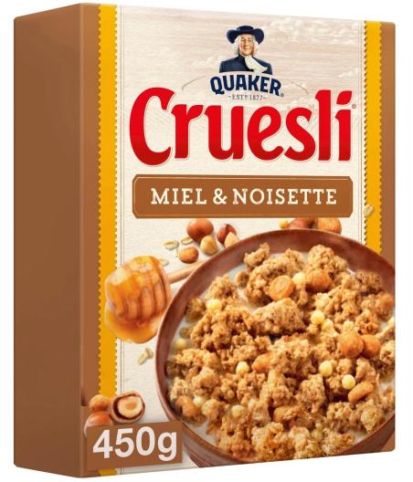 CRUESLI MIEL ET NOISETTES 450 G