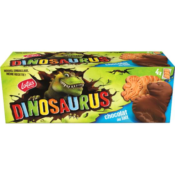 LOTUS DINOSAURUS ORIGINAL CHOCOLAT LAIT 225G (4X3P) 225 G