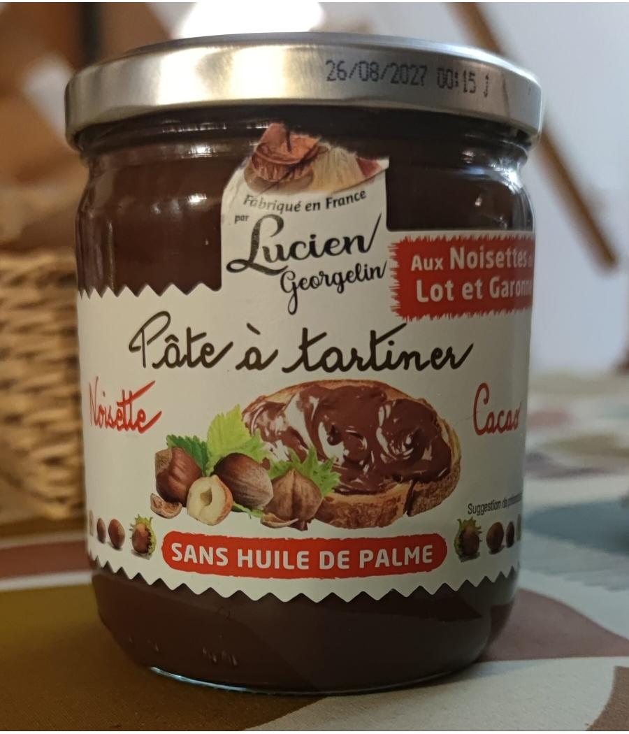 PATE A TARTINER NOISETTE DU LOT ET GARONNE CACAO 400 G PATE A TARTINER NOISETTE DU LOT ET GARONNE CACAO 400 G