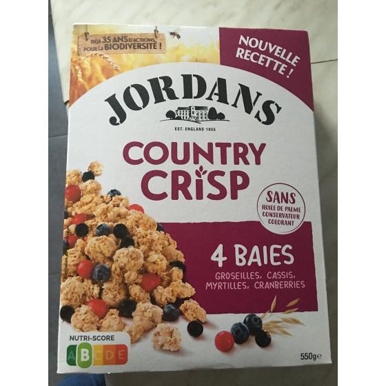 COUNTRY CRISP 4 BAIES 550 G
