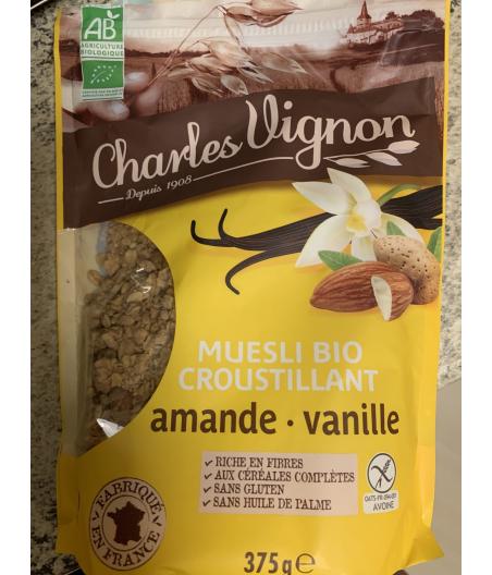 MUESLI BIO CROUSTILLANT AMANDE VANILLE 375 G