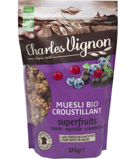 CEREALES MUESLI CROUSTILLANT SUPERFRUITS BIO 375 G