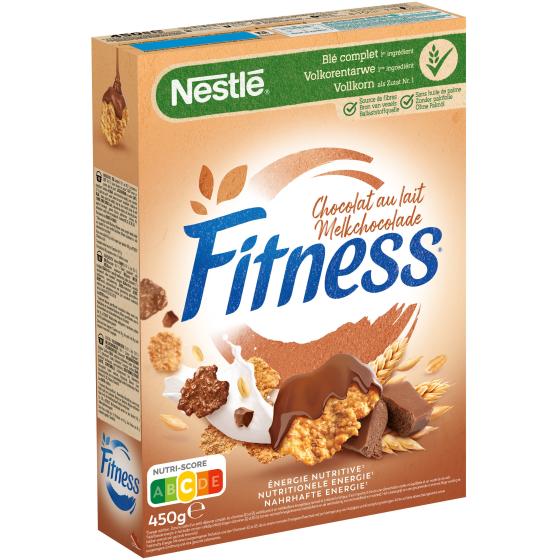 NESTLE FITNESS CHOCOLAT AU LAIT CEREALES 450G 450 G