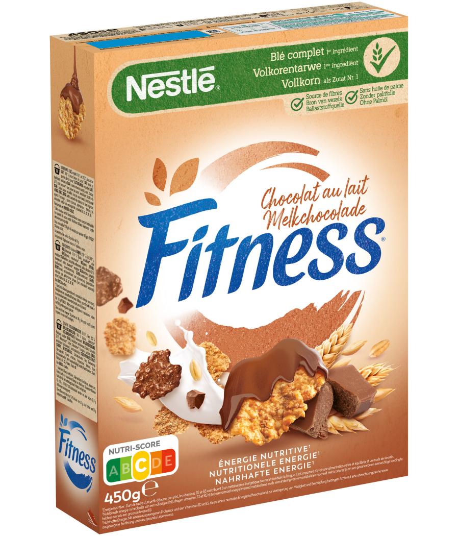 NESTLE FITNESS CHOCOLAT AU LAIT CEREALES 450G 450 G NESTLE FITNESS CHOCOLAT AU LAIT CEREALES 450G 450 G