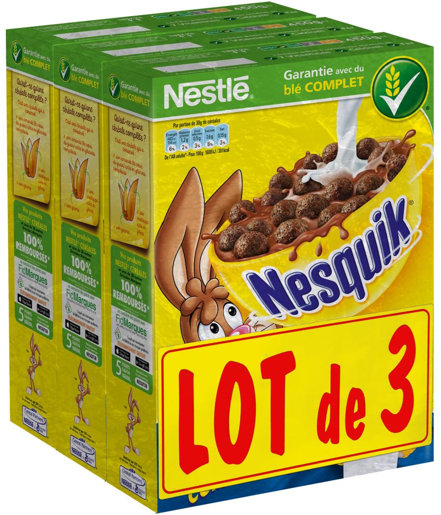 NESQUIK NESTLE 450G X3 1350G NESQUIK NESTLE 450G X3 1350G