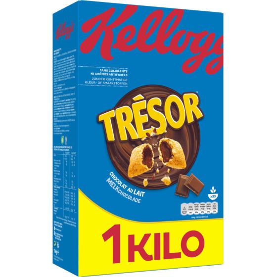 CEREALES TRESOR KELLOGG'S CHOCOLAT LAIT - 1KG