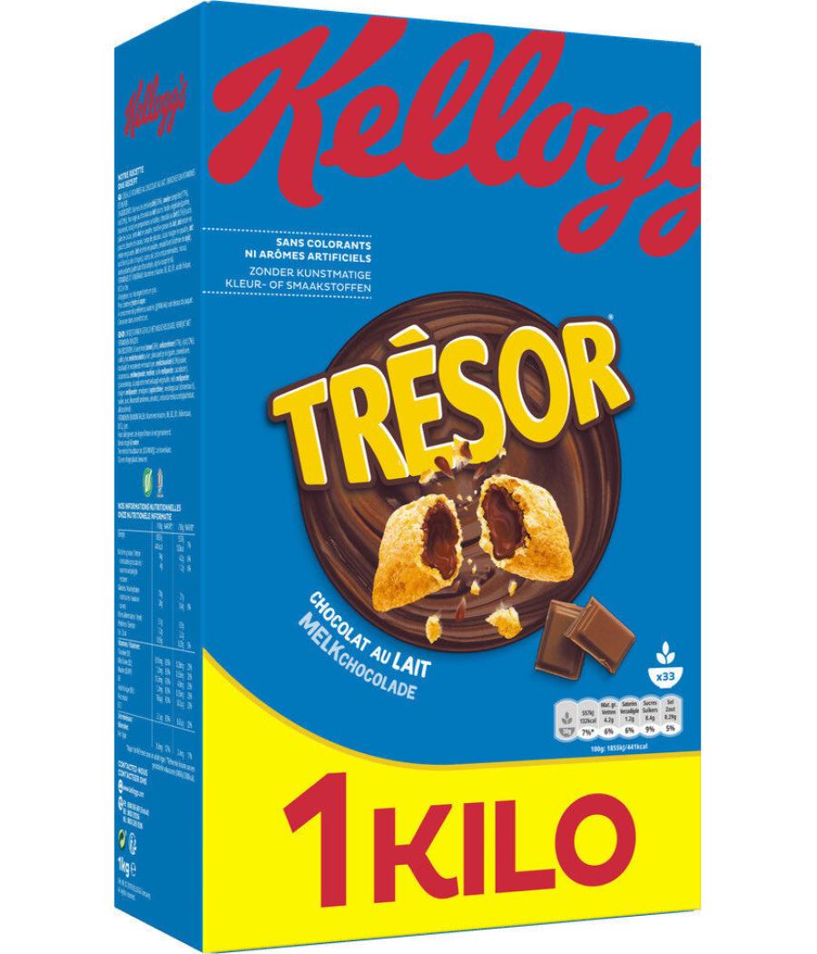CEREALES TRESOR KELLOGG'S CHOCOLAT LAIT - 1KG CEREALES TRESOR KELLOGG'S CHOCOLAT LAIT - 1KG