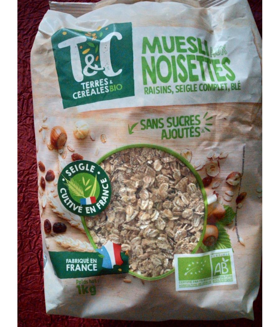 MUESLI CROUSTILLANT -RAISINS FIGUES NOIX DU BRESIL 500G MUESLI CROUSTILLANT -RAISINS FIGUES NOIX DU BRESIL 500G