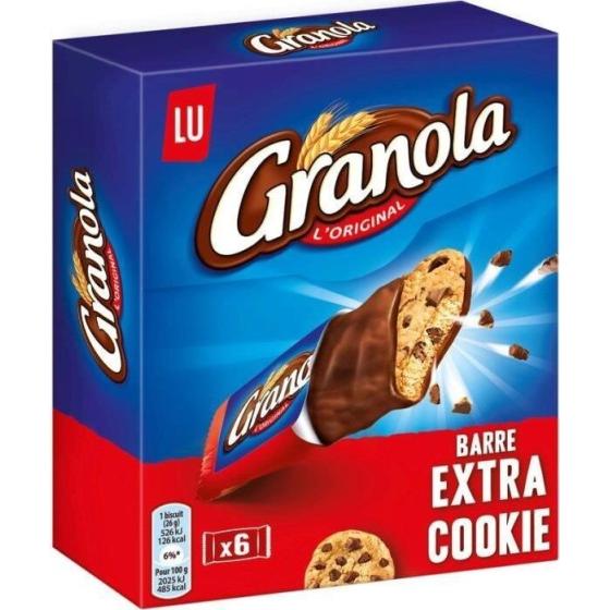 GRANOLA BARRE EXTRA COOKIE 6 X28 G