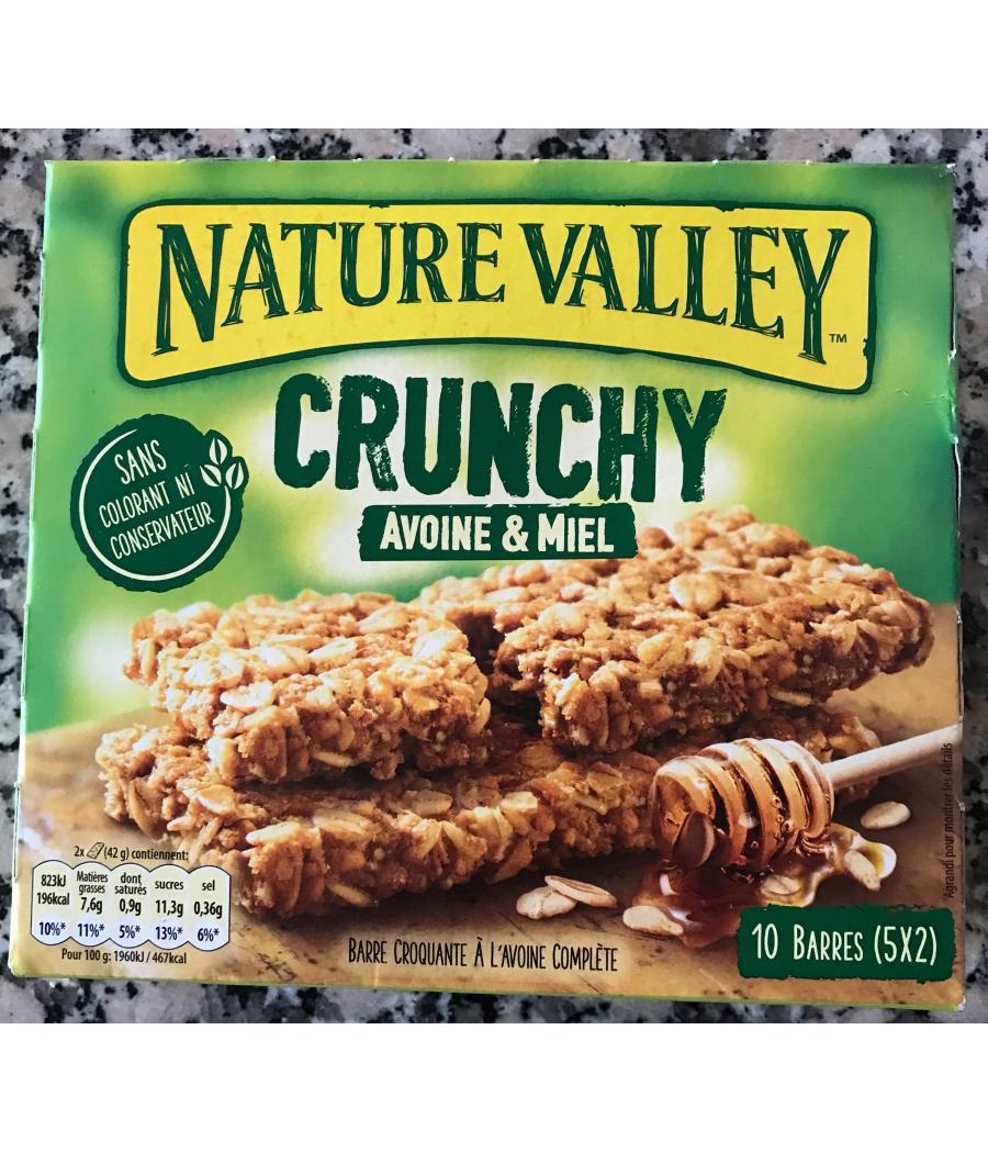 BARRE CRUNCHY AVOINE ET MIEL NATURE VALLEY 42G BARRE CRUNCHY AVOINE ET MIEL NATURE VALLEY 42G