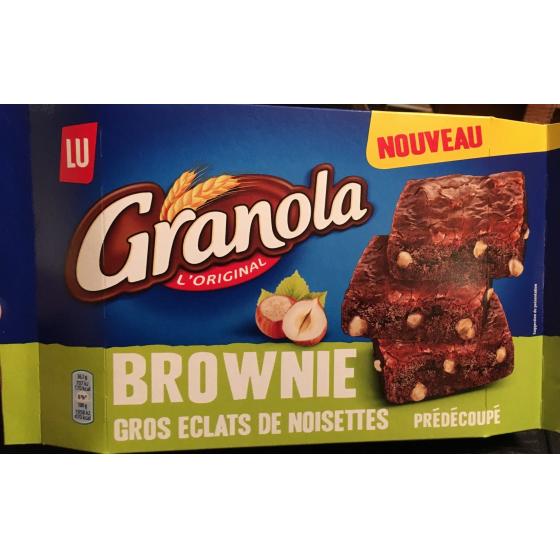 GRANOLA BROWNIE AUX ECLATS DE NOISETTES LU 217G