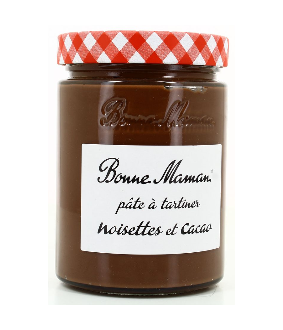 PATE A TARTINER NOISETTES ET CACAO BONNE MAMAN 580G PATE A TARTINER NOISETTES ET CACAO BONNE MAMAN 580G
