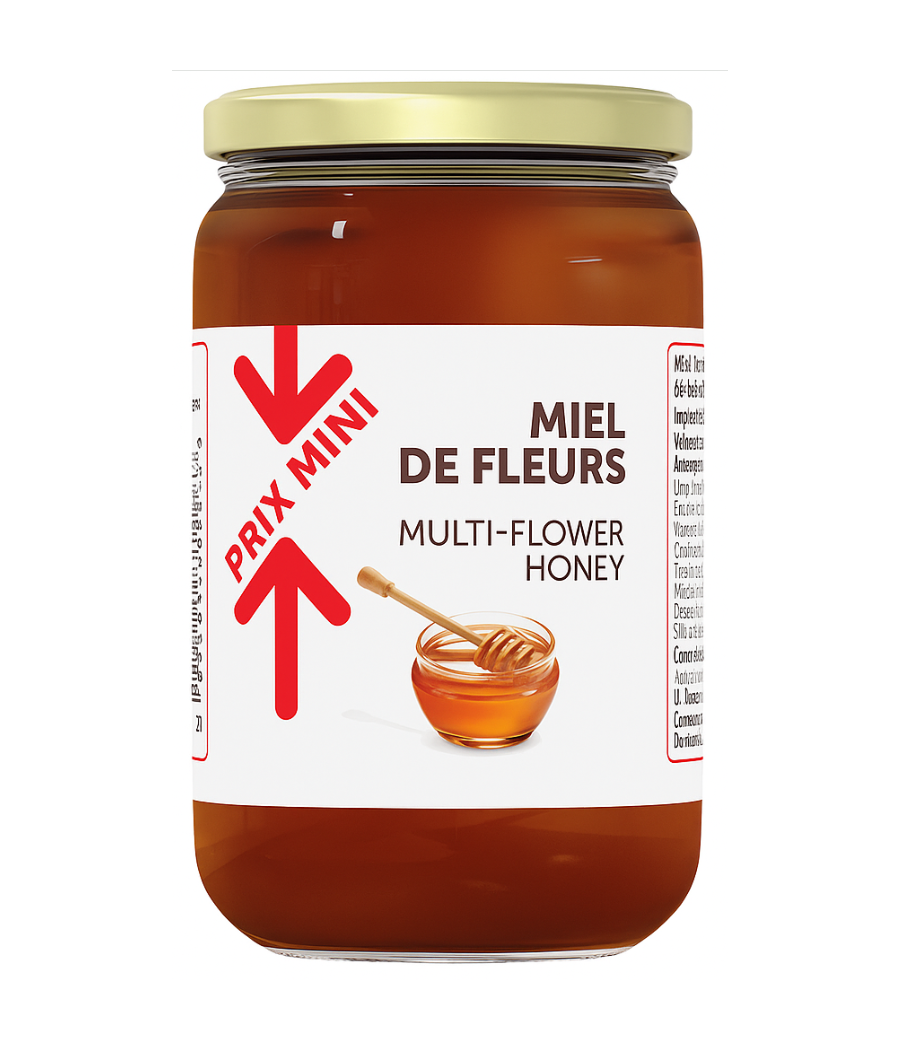MIEL DES FLEURS PRIX MINI 500G MIEL DES FLEURS PRIX MINI 500G