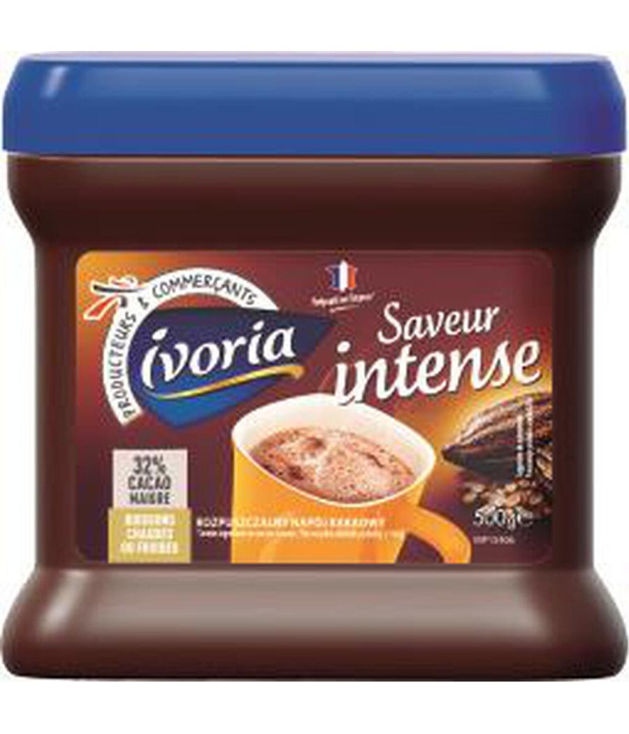CHOCOLAT EN POUDRE SAVEUR INTENSE IVORIA 500G CHOCOLAT EN POUDRE SAVEUR INTENSE IVORIA 500G