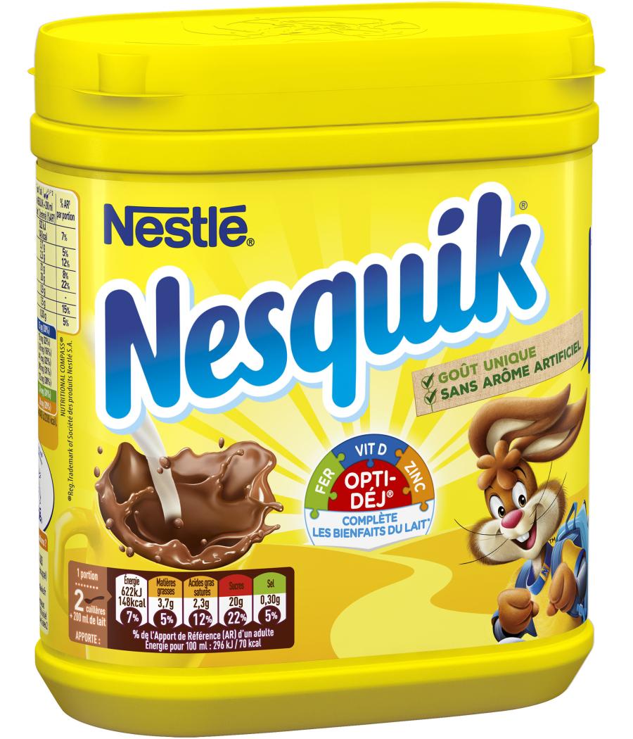 CHCOCOLAT EN POUDRE NESQUIK NESTLE 490G CHCOCOLAT EN POUDRE NESQUIK NESTLE 490G