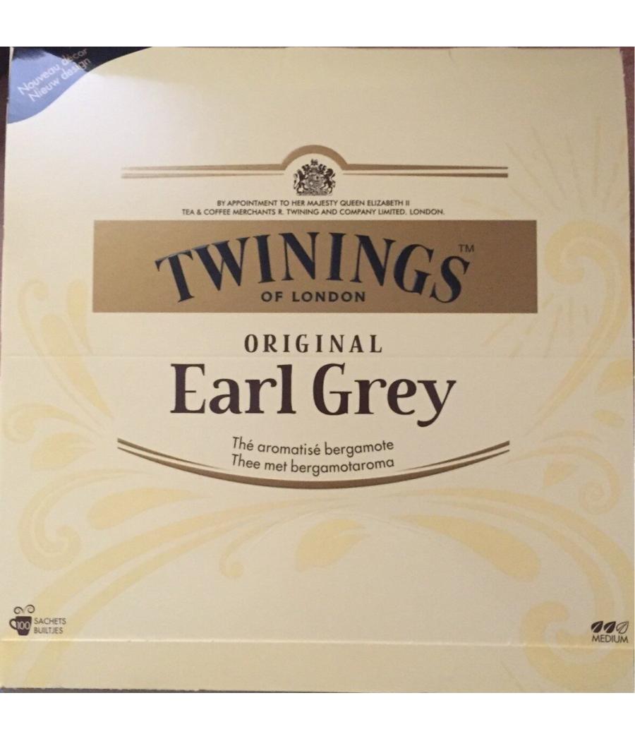 THÉ NOIR EARL GREY TWININGS 100G THÉ NOIR EARL GREY TWININGS 100G