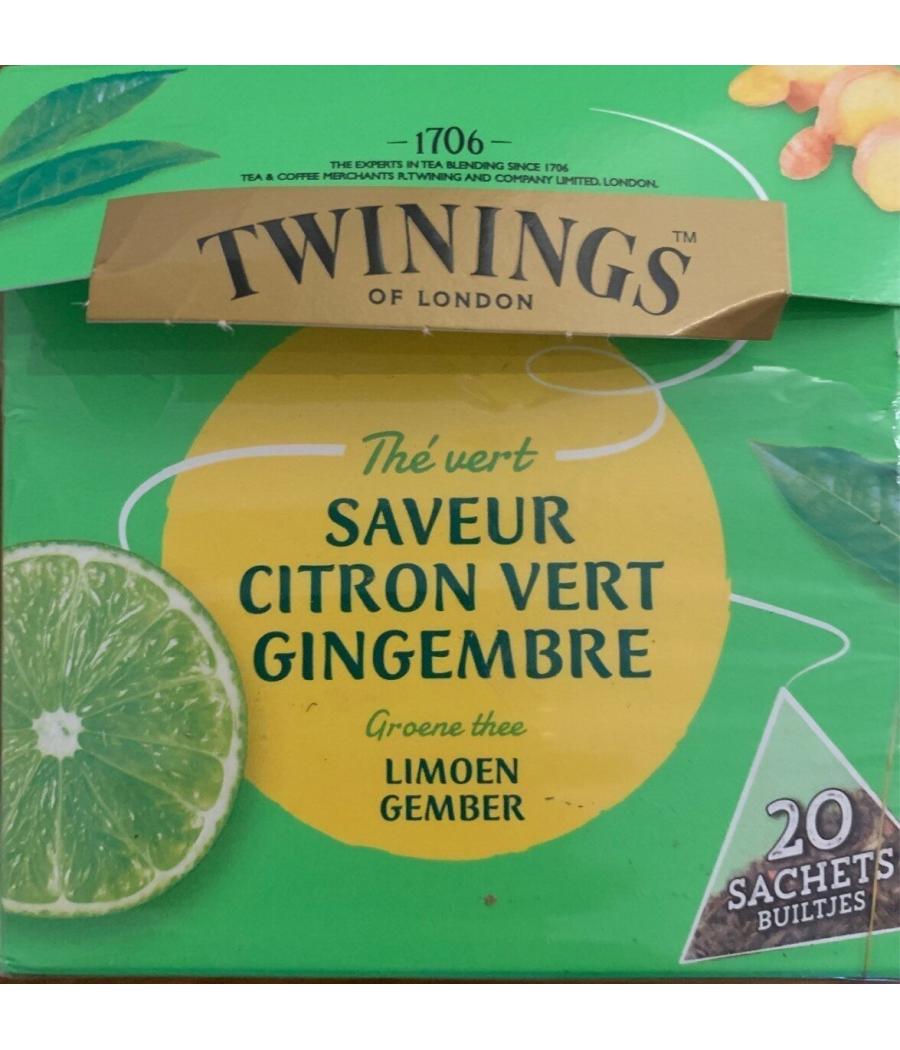 THE VERT SAVEUR CITRON VERT GINGEMBRE 32G THE VERT SAVEUR CITRON VERT GINGEMBRE 32G