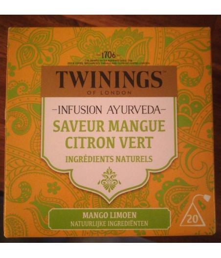 INFUSION AYURVEDA SAVEUR MANGUE CITRON VERT 30G