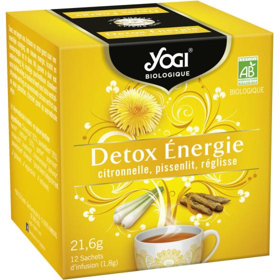INFUSION DETOX ENERGIE CITRONNELLE YOGI 21,6G