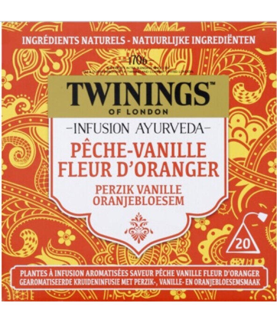 INFUSION AYURVEDA PECHE VANILLE FLEUR D’ORANGER 30G INFUSION AYURVEDA PECHE VANILLE FLEUR D’ORANGER 30G