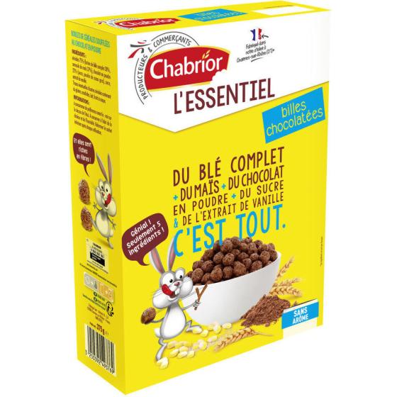 L'ESSENTIEL BILLES CHOCOLATEES CHABRIOR 375G