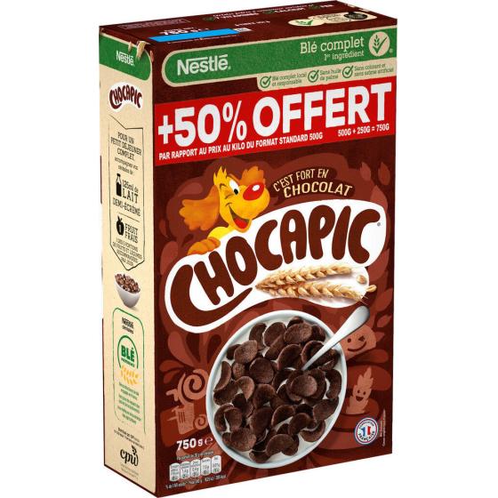 CEREALES NESTLE PETIT-DEJEUNER CHOCOLAT 750G