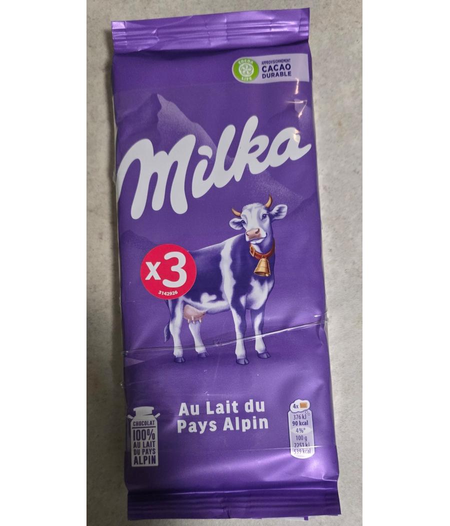 LT3X100G LAIT MILKA 3 X 100G LT3X100G LAIT MILKA 3 X 100G