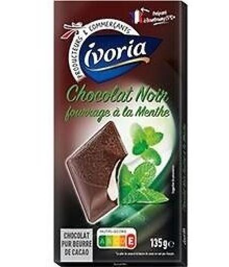 TABLETTE FOURREE CHOCOLAT NOIR MENTHE 135G 135 G