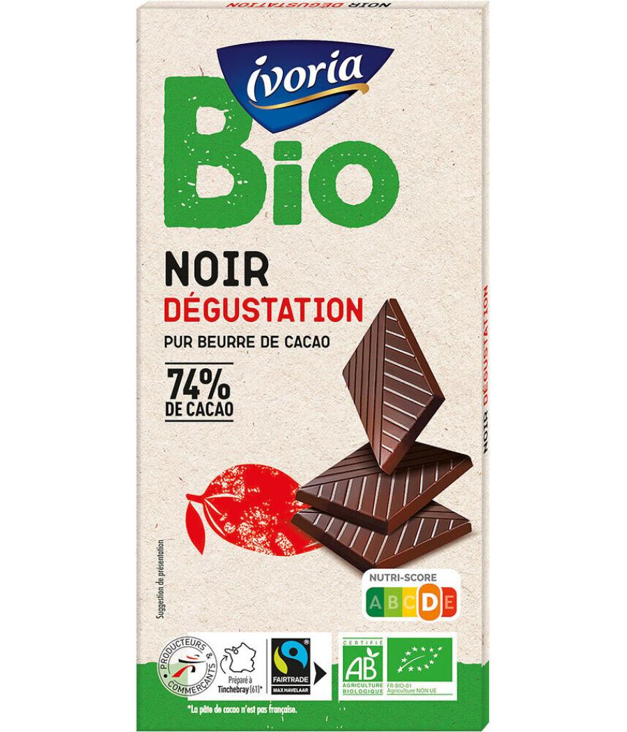 TABLETTE BIO DEGUSTATION CHOCOLAT NOIR - 100G 100 G TABLETTE BIO DEGUSTATION CHOCOLAT NOIR - 100G 100 G