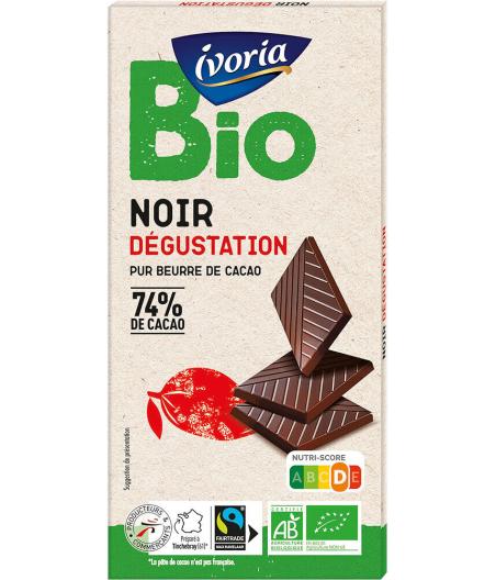 TABLETTE BIO DEGUSTATION CHOCOLAT NOIR - 100G 100 G