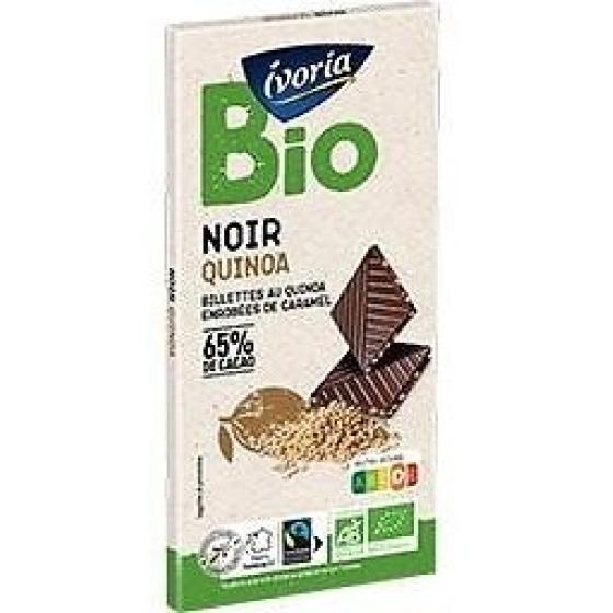 TABLETTE BIO DEGUSTATION - CHOCOLAT NOIR AU QUINOA - 100G 100 G