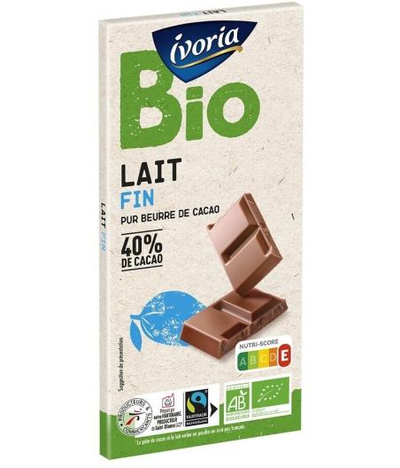 TABLETTE BIO FAMILIALE CHOCOLAT AU LAIT - 100G 100 G
