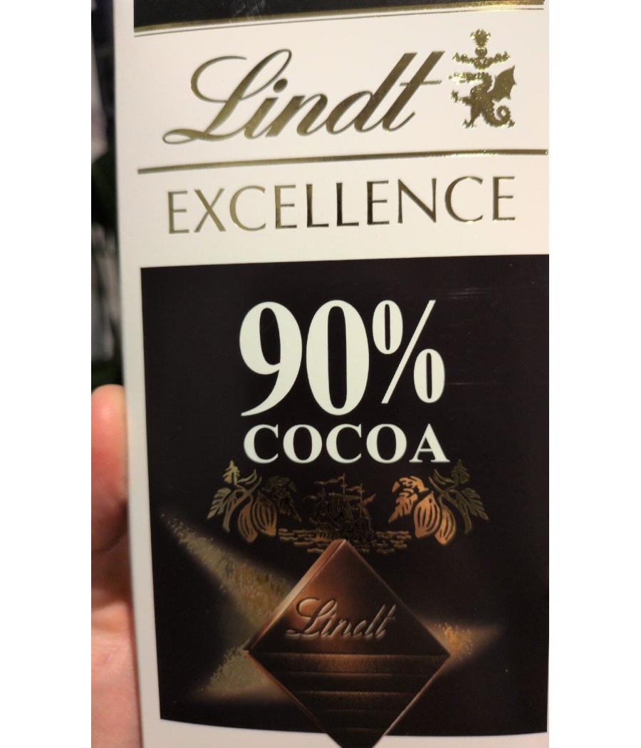 TABLETTE DE CHOCOLAT NOIR EXCELLENCE 99%  CACAO LINDT 100G TABLETTE DE CHOCOLAT NOIR EXCELLENCE 99%  CACAO LINDT 100G