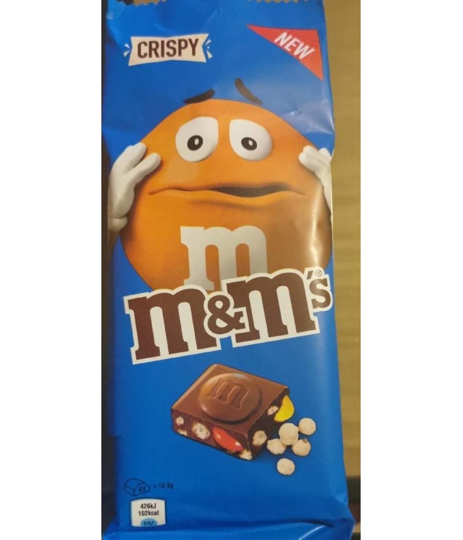 M&M\'S TABLETTE CRISPY 150 G M&M\'S TABLETTE CRISPY 150 G